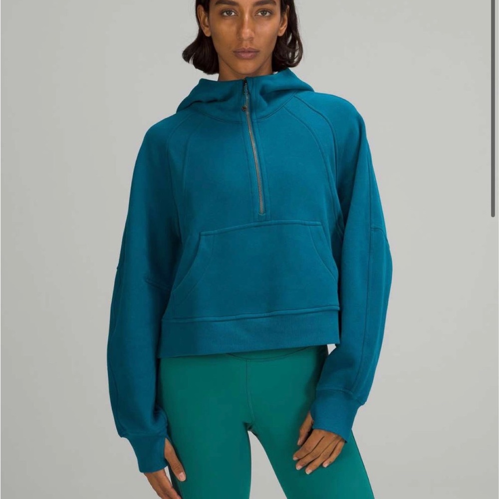 Scuba Oversized Half-Zip Hoodie